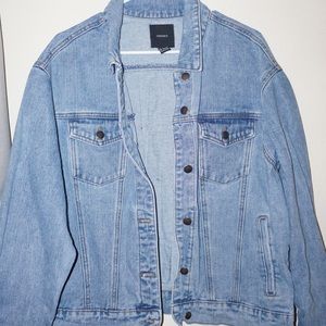Denim Jacket with Patches Embroidery